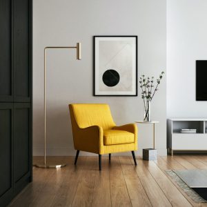 NestingDepot Modern Geometric Metal Wire 2-Piece Nesting Side Accent Tables